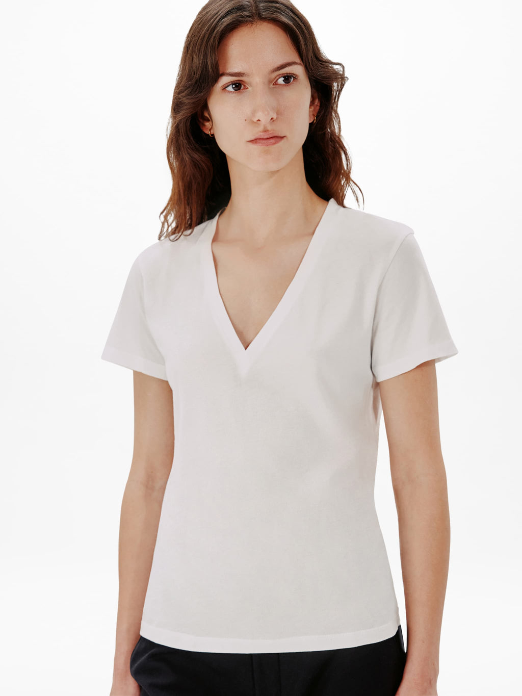 V-Neck Tee | White