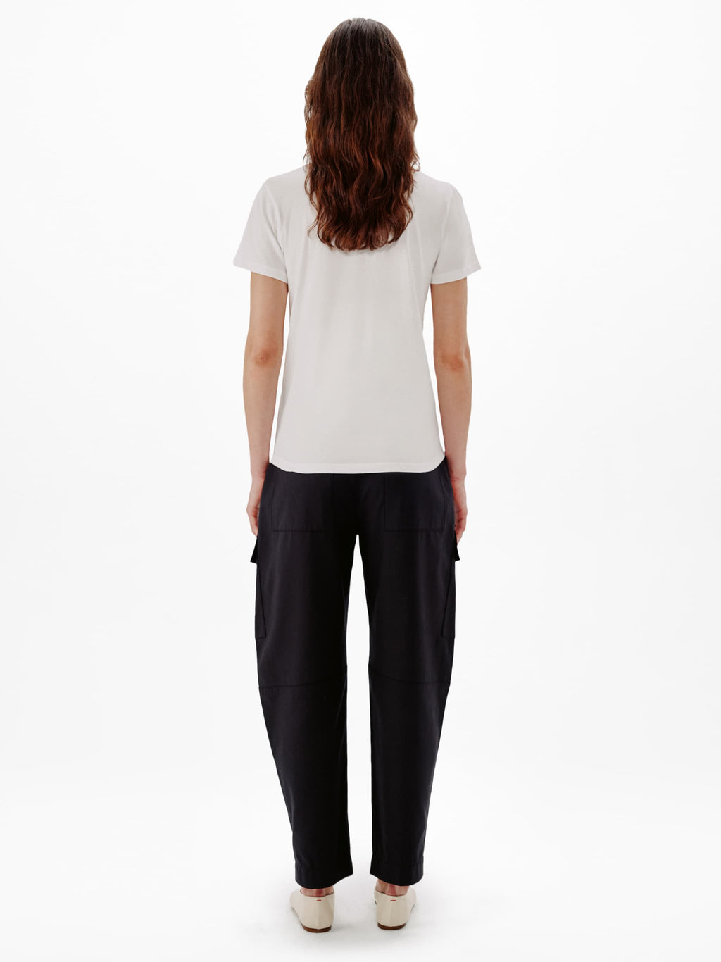 V-Neck Tee | White