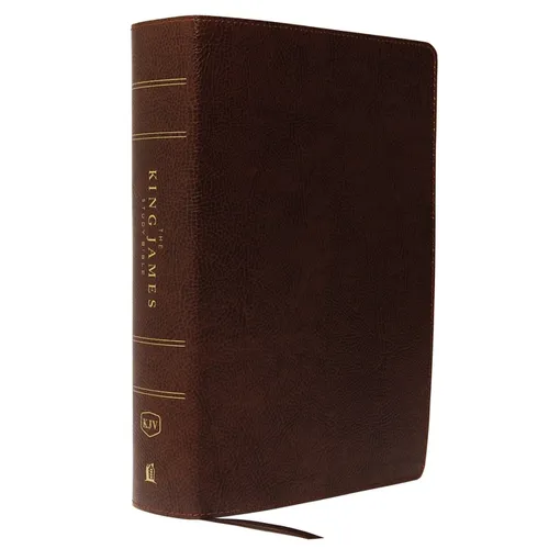 The King James Study Bible, Bonded Leather, Brown, Full-Color Edition - Bonded Leather