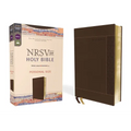 Nrsvue, Holy Bible, Personal Size, Leathersoft, Brown, Comfort Print - Imitation Leather