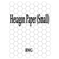 Hexagon Paper (Small): 100 Pages 8.5" X 11" - Paperback