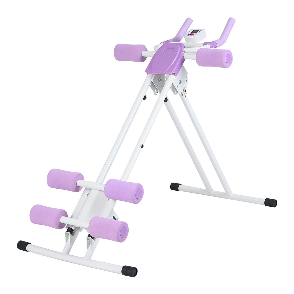 Ab Workout Equipment Foldable Abdominal Trainer Adjustable Ab Machine