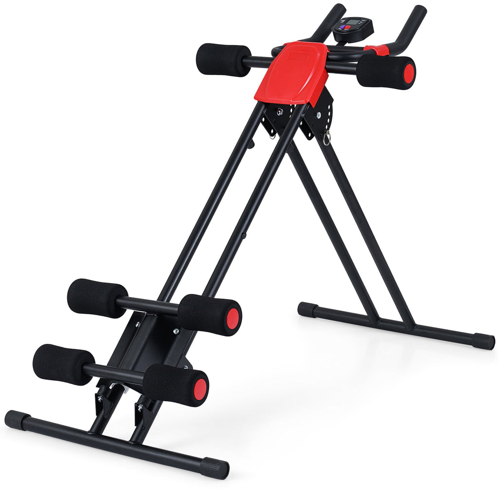 Ab Workout Equipment Foldable Abdominal Trainer Adjustable Ab Machine