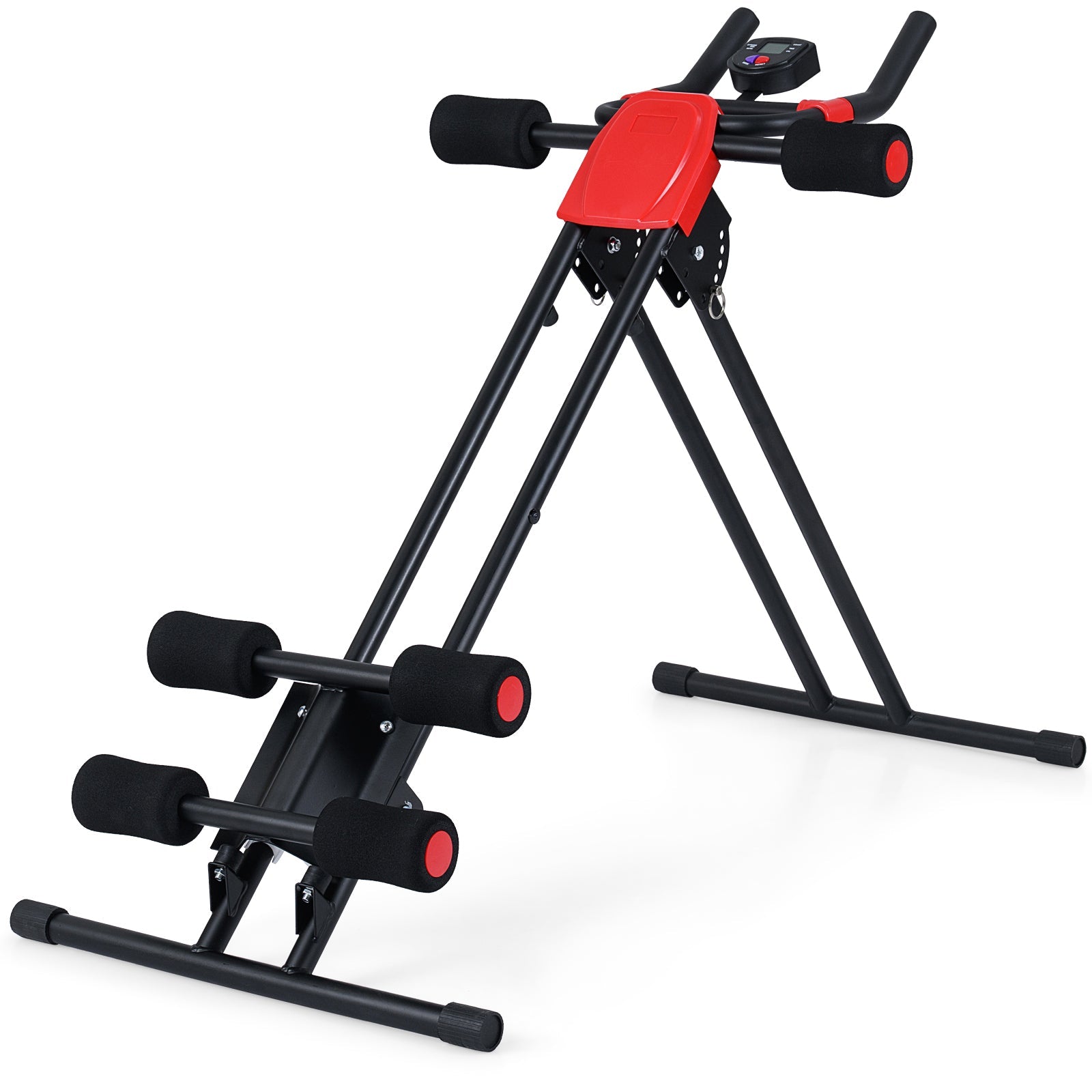 Ab Workout Equipment Foldable Abdominal Trainer Adjustable Ab Machine