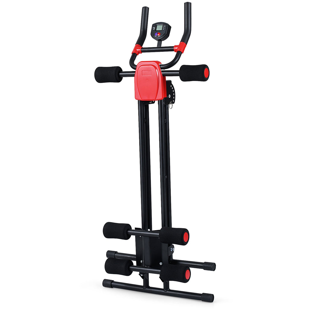 Ab Workout Equipment Foldable Abdominal Trainer Adjustable Ab Machine