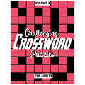 Challenging Crossword Puzzles For Adults: Medium-Level Puzzles To Challenge Your Brain, Volume 4 - Paperback