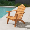 Acacia Wood Adirondack Chair - 400 lb Capacity