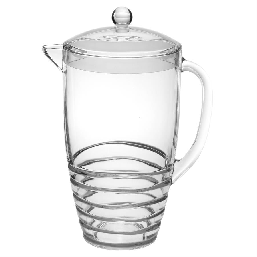 Acrylic Clear Swirl Pitcher 2.75 QT