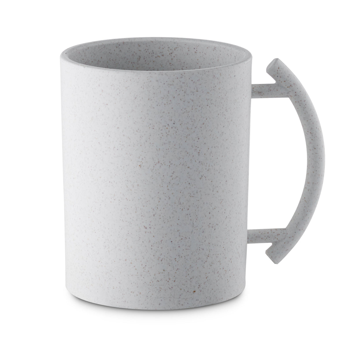 Acrylic Washing Cup White with white handles