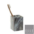 Agate Square Tooth Brush Holder