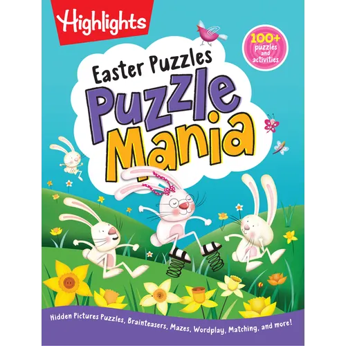 Easter Puzzles: 144-Page Easter Puzzle and Games Book, Filled with Classic Highlights Hidden Pictures Puzzles, Egg Hunts, Mazes, Crafts and More for a - Paperback