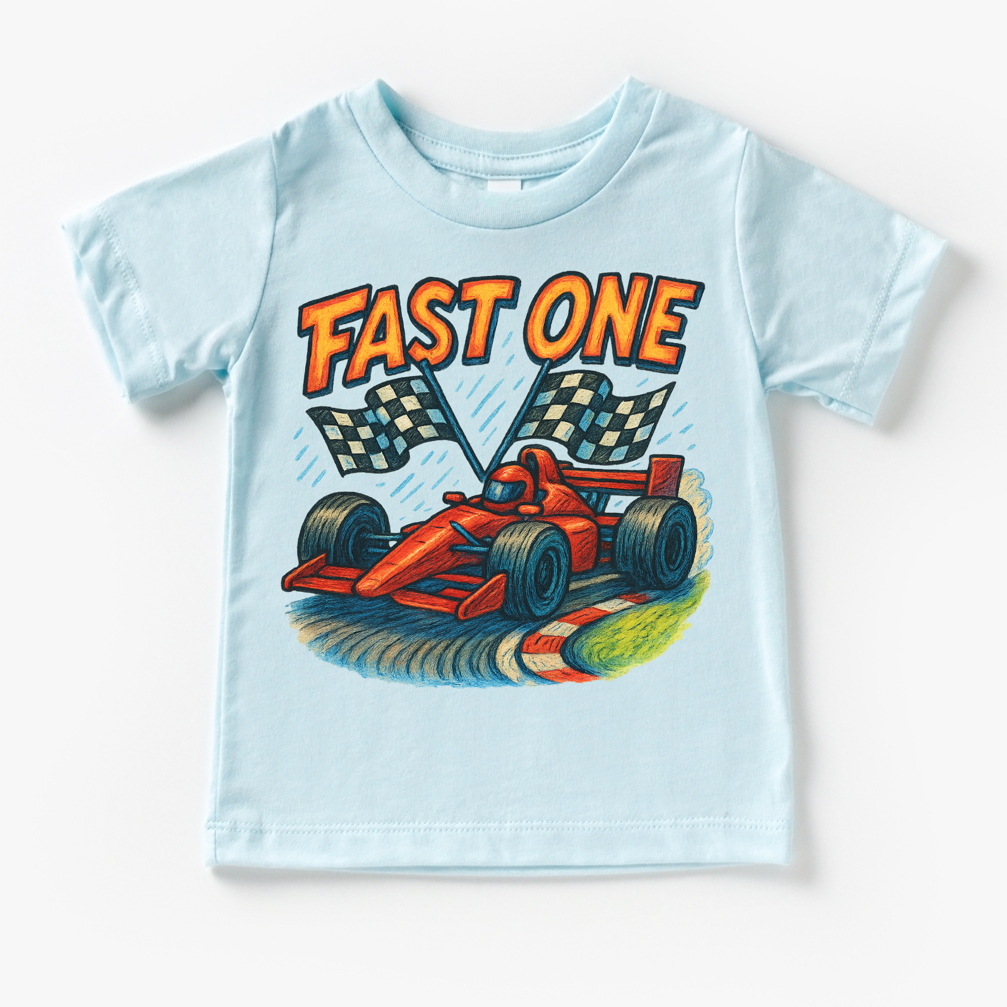 Fast One Racecar 1st Birthday Shirt - Birthday Tee