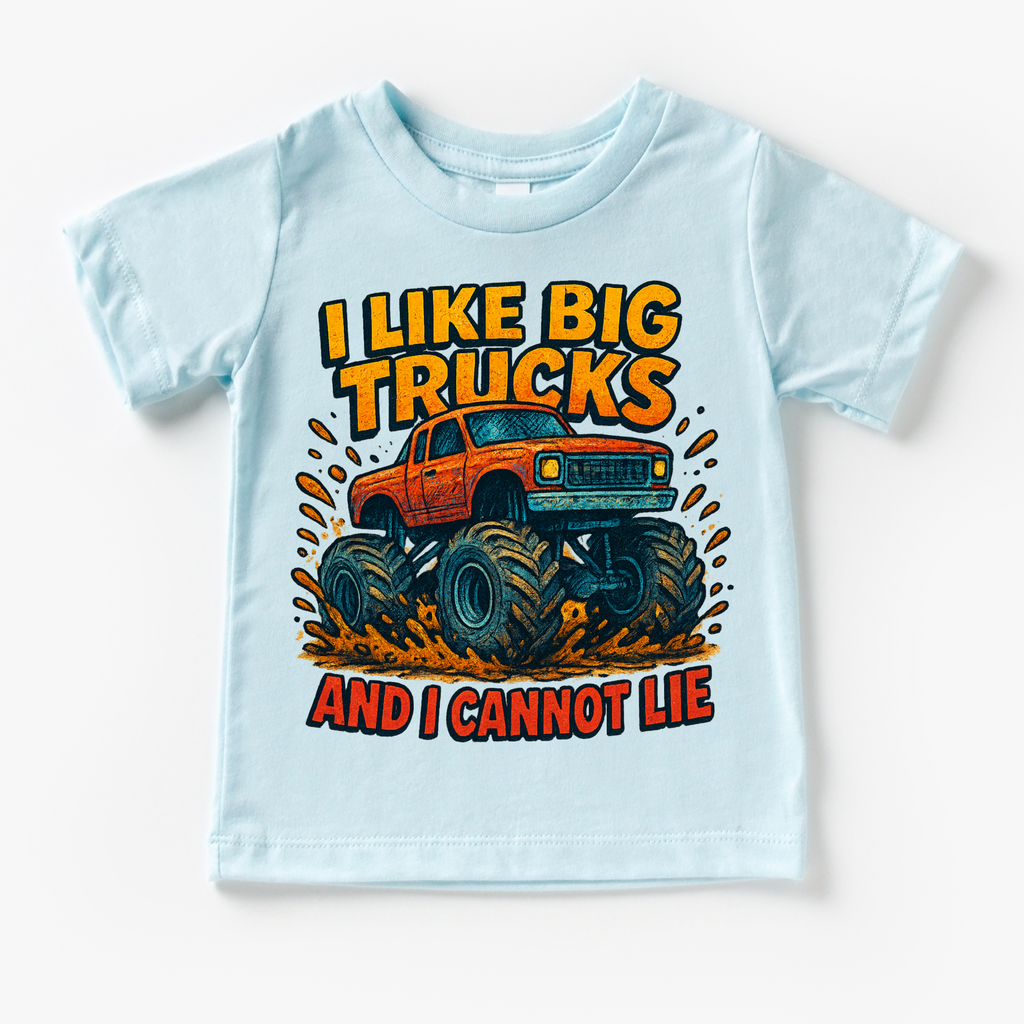 I Like Big Trucks And I Cannot Lie Shirt - Monster Truck Tee