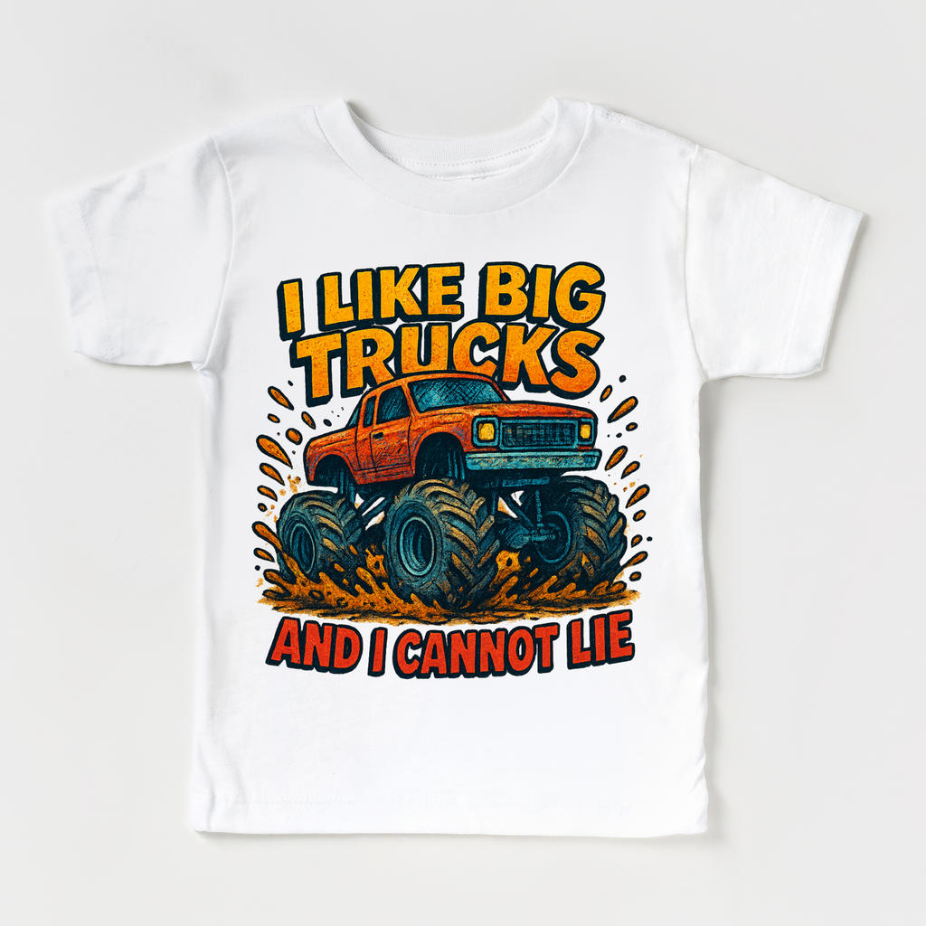 I Like Big Trucks And I Cannot Lie Shirt - Monster Truck Tee