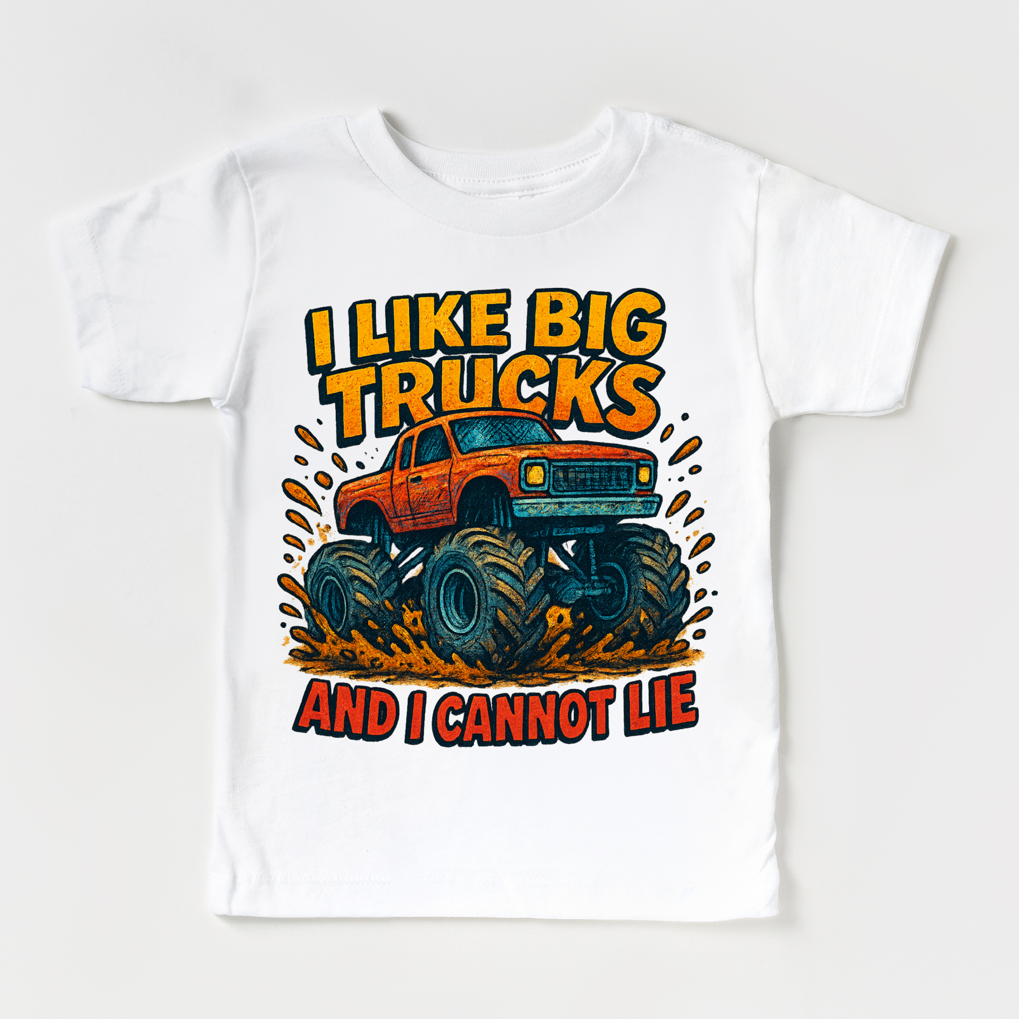 I Like Big Trucks And I Cannot Lie Shirt - Monster Truck Tee