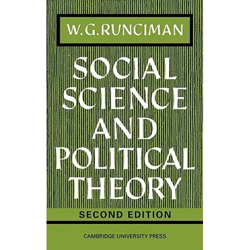 Social Science and Political Theory - Paperback