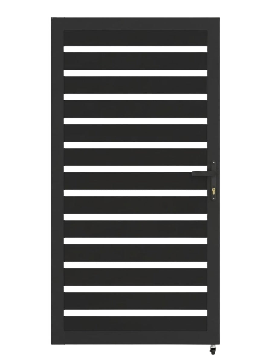 Aluminum Premium Fence Gate 3x6 – Modern, Heavy Duty, Semi Privacy