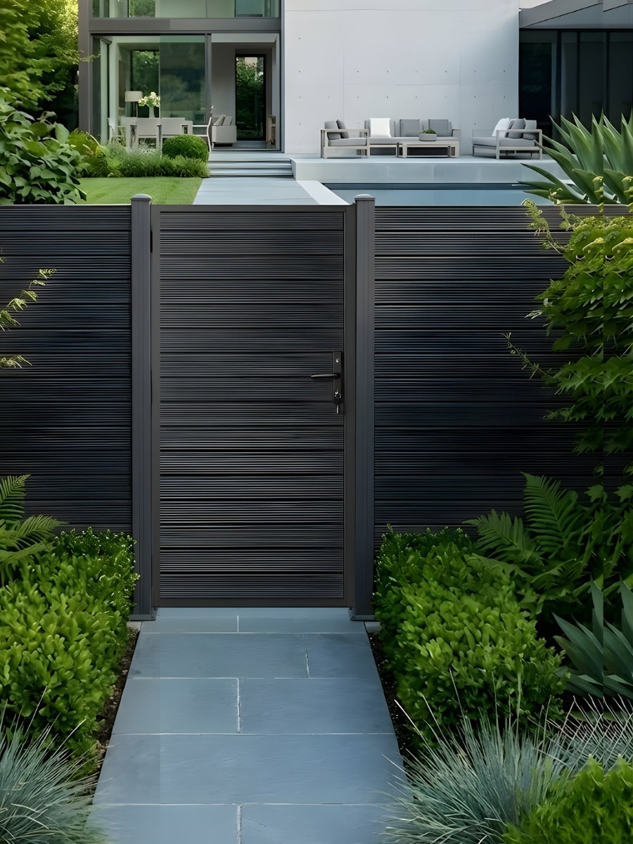 Aluminum Premium Fence Gate 3x6 – Modern, Heavy Duty, Full Privacy