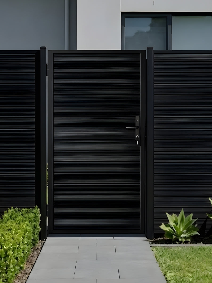 Aluminum Premium Fence Gate 3x6 – Modern, Heavy Duty, Full Privacy