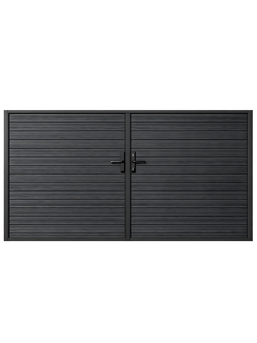 Aluminum Premium Fence Gate 10x6 – Modern, Heavy Duty, Full Privacy