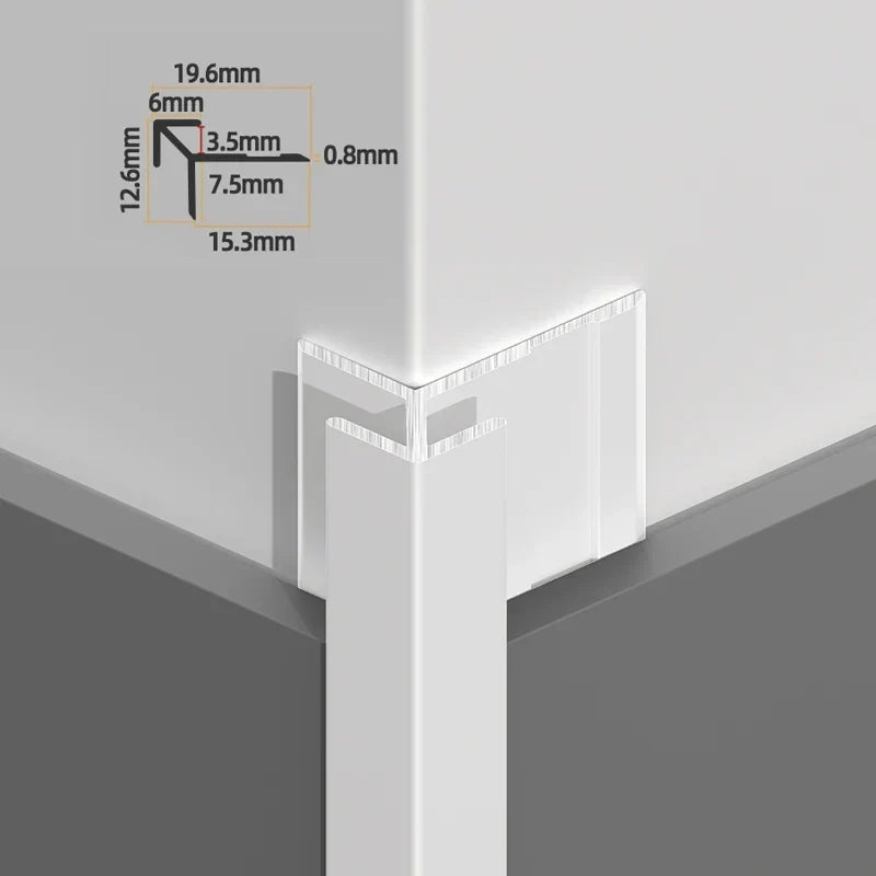 Aluminum Wall Panel Trim Outside Corner: Durable Metal Edge Strips for Stylish Wall Panels