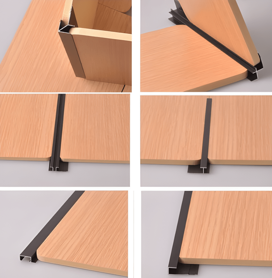 Aluminum Wall Panel Trim H Joint Clip: Durable Metal Edge Strips for Stylish Wall Panels