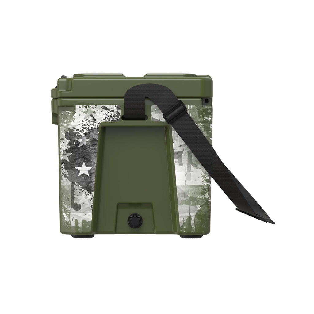 American Flag Hard Cooler