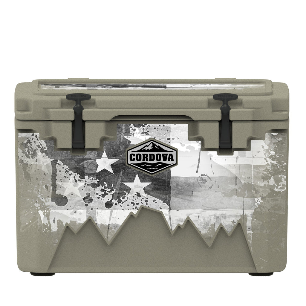 American Flag Hard Cooler