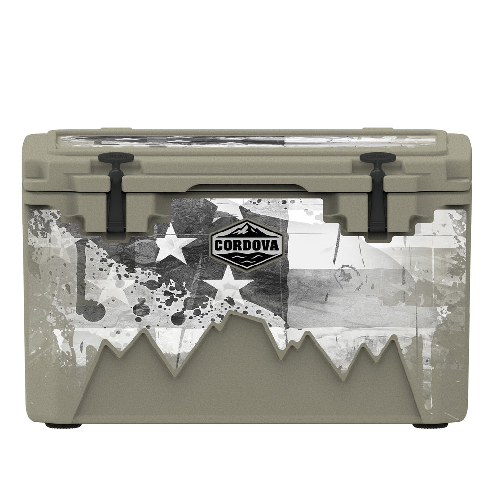 American Flag Hard Cooler