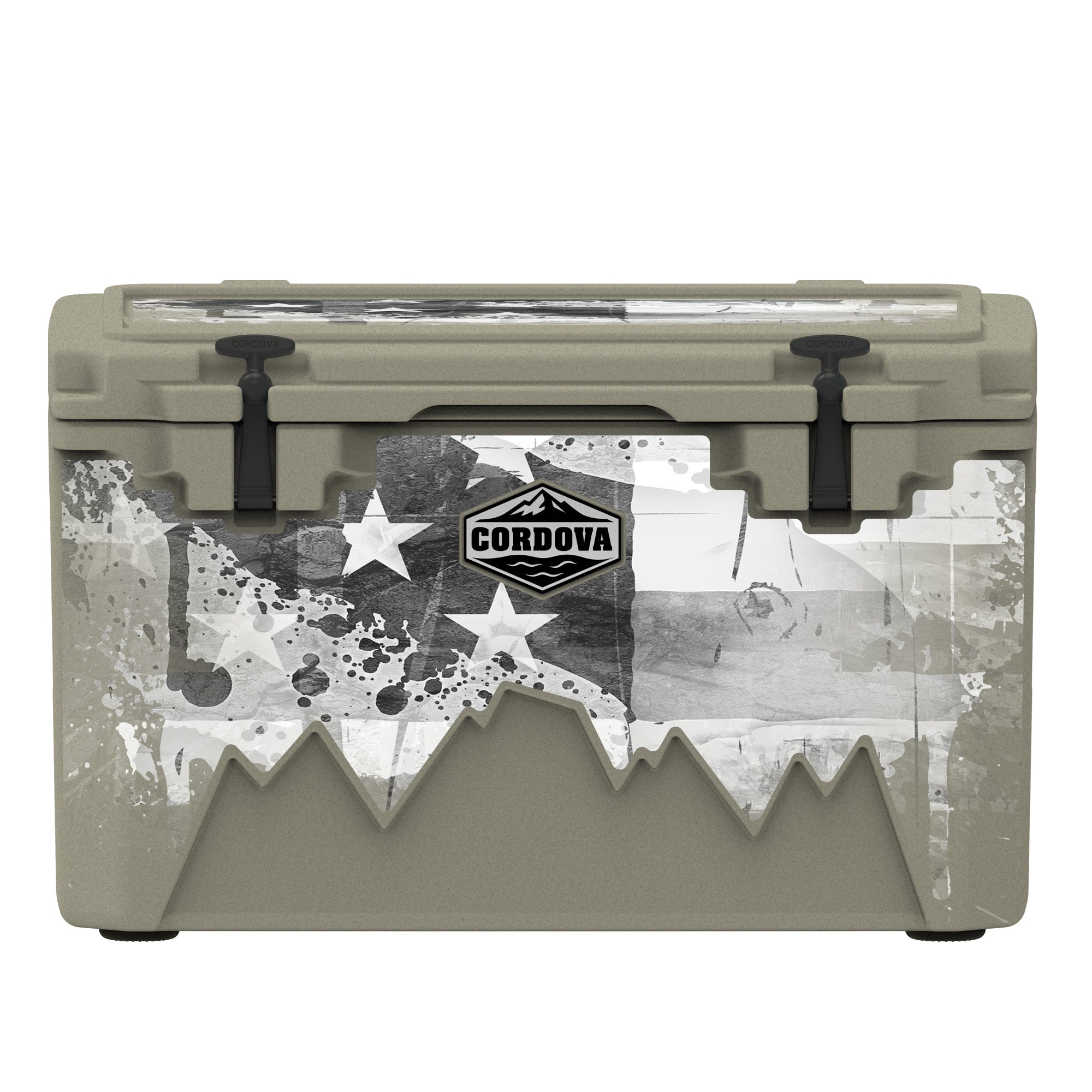 American Flag Hard Cooler