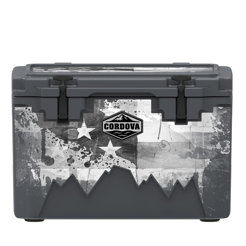 American Flag Hard Cooler
