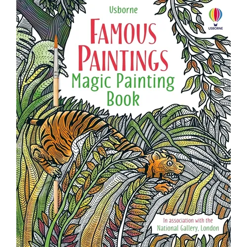 Famous Paintings Magic Painting Book - Paperback