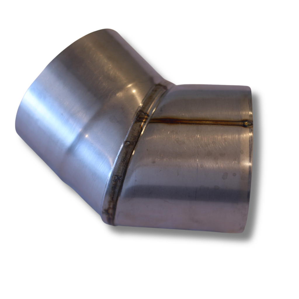 Angled Stove Chimney Pipe - 45 Degree Angle - 4”