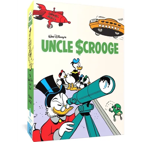 Walt Disney's Uncle Scrooge Gift Box Set the Twenty-Four Carat Moon & Island in the Sky: Vols 22 and 24 - Hardcover