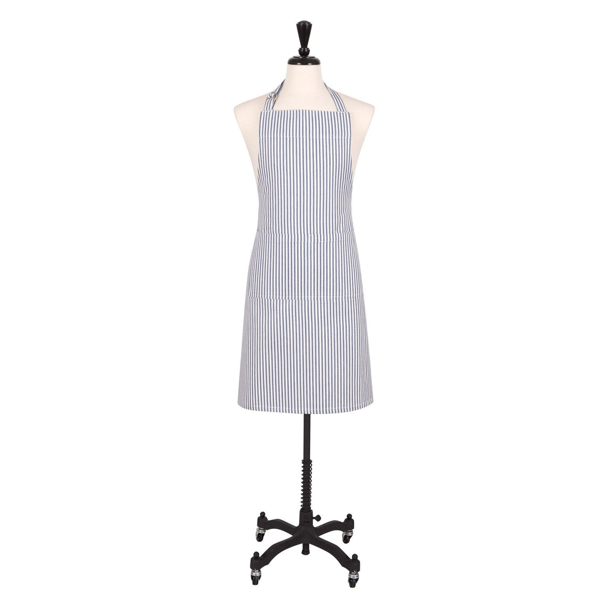 Apron Navy Stripe