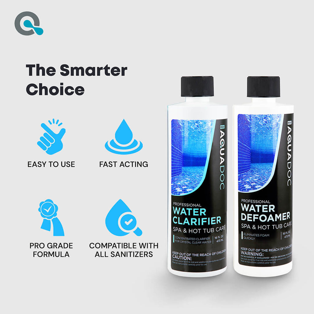 Spa Clarifier & Defoamer Hot Tub Chemical Kit