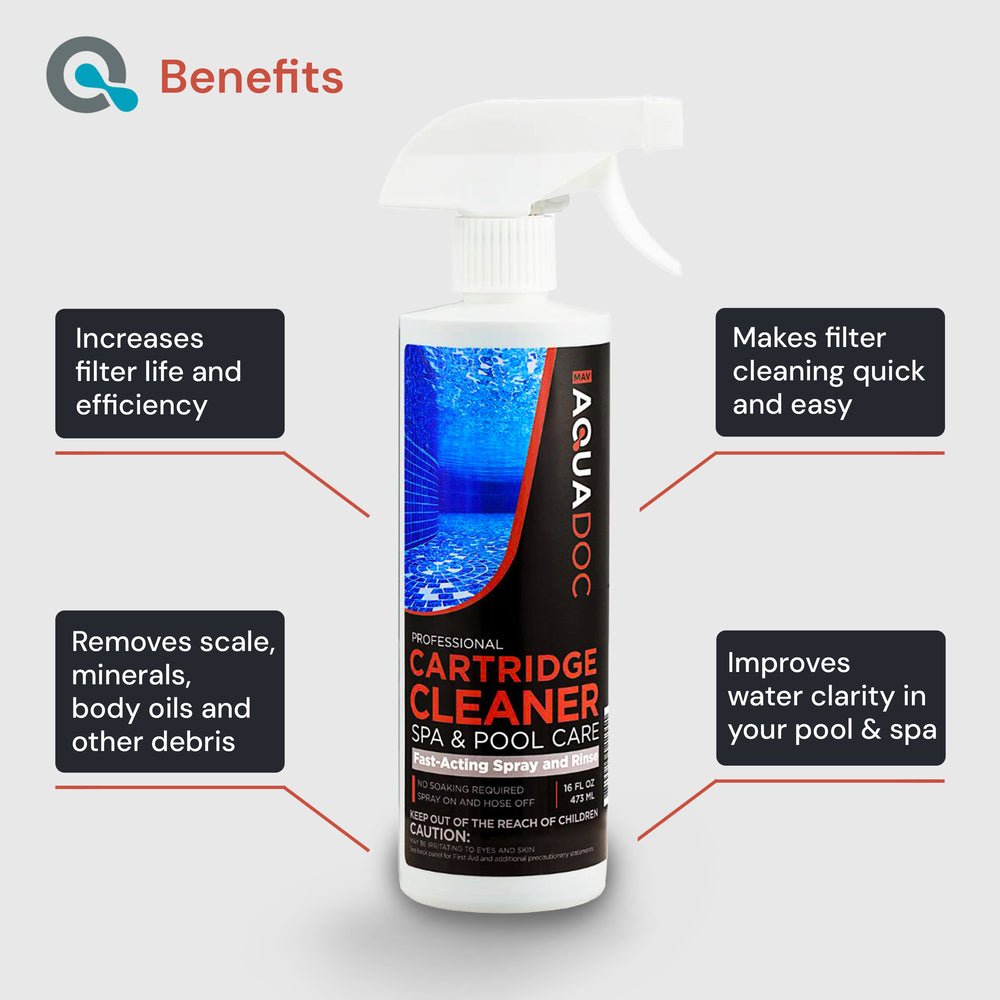 AquaDoc Pool & Spa Cartridge Cleaner Spray – Pool Filter Cleaner