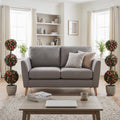 Triple Ball Rose Topiary Tree 43.5" with Lifelike Blooms