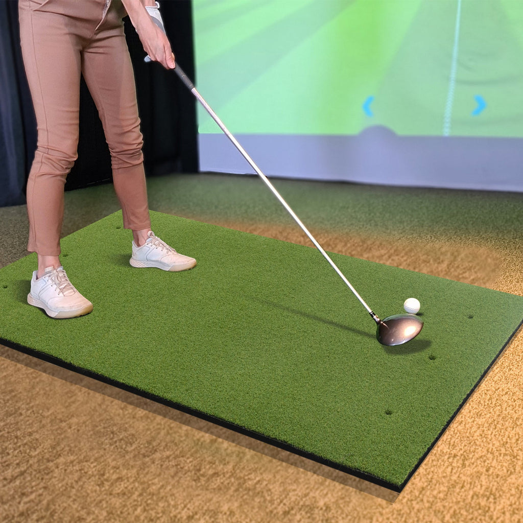5 x 3 ft Artificial Turf Grass Practice Mat for Indoors and Outdoors