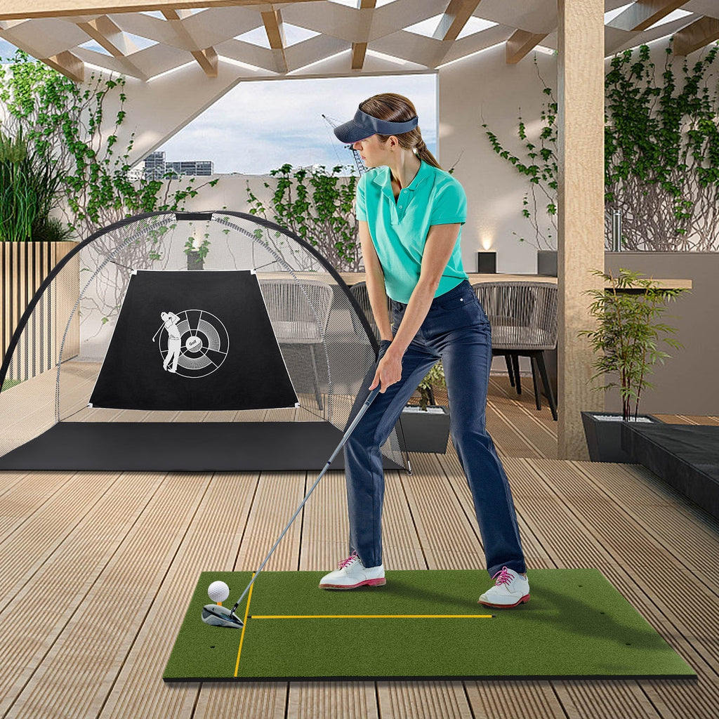 5 x 3 ft Artificial Turf Grass Practice Mat for Indoors and Outdoors