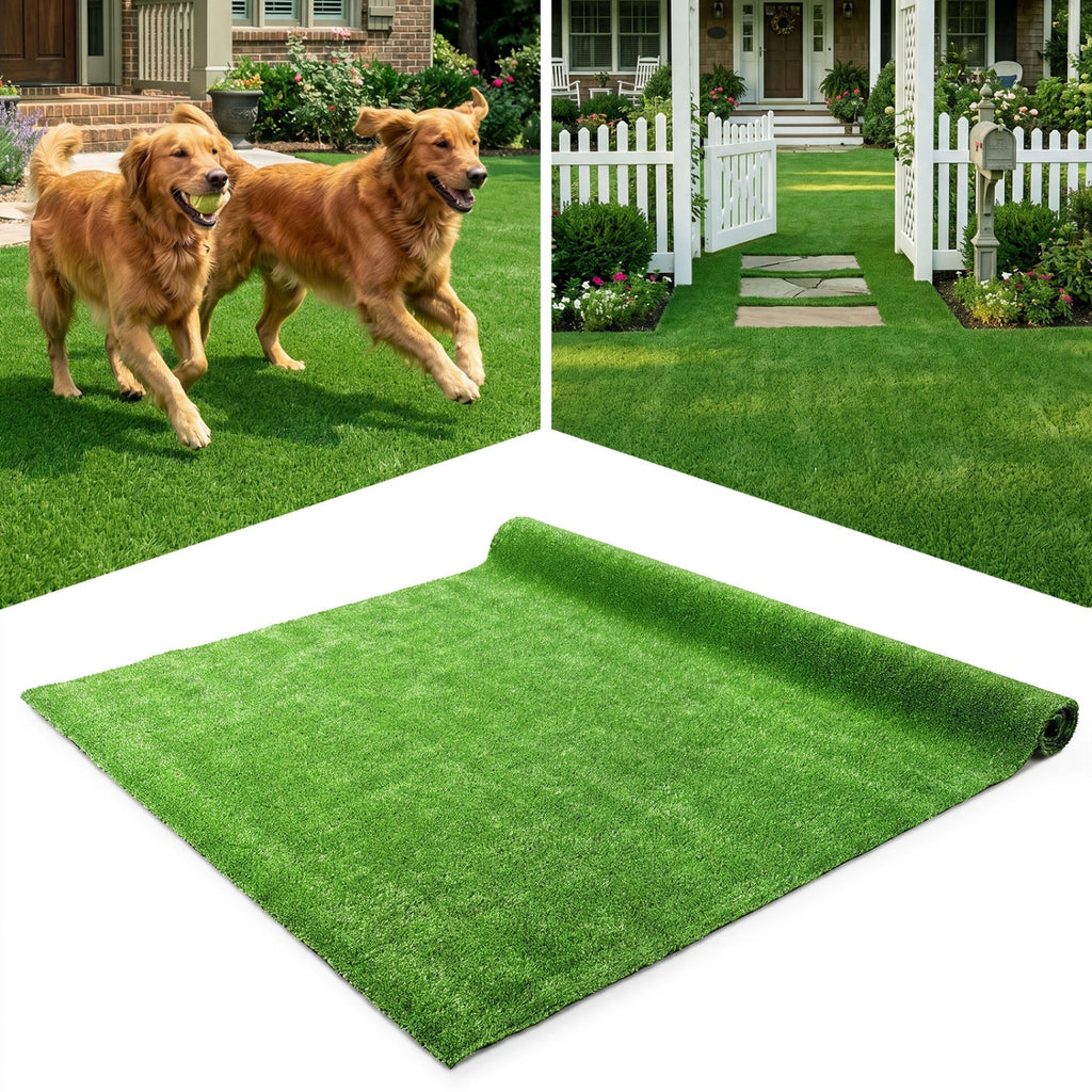 Artificial Turf Rug with 0.3 Inch Pile Height
