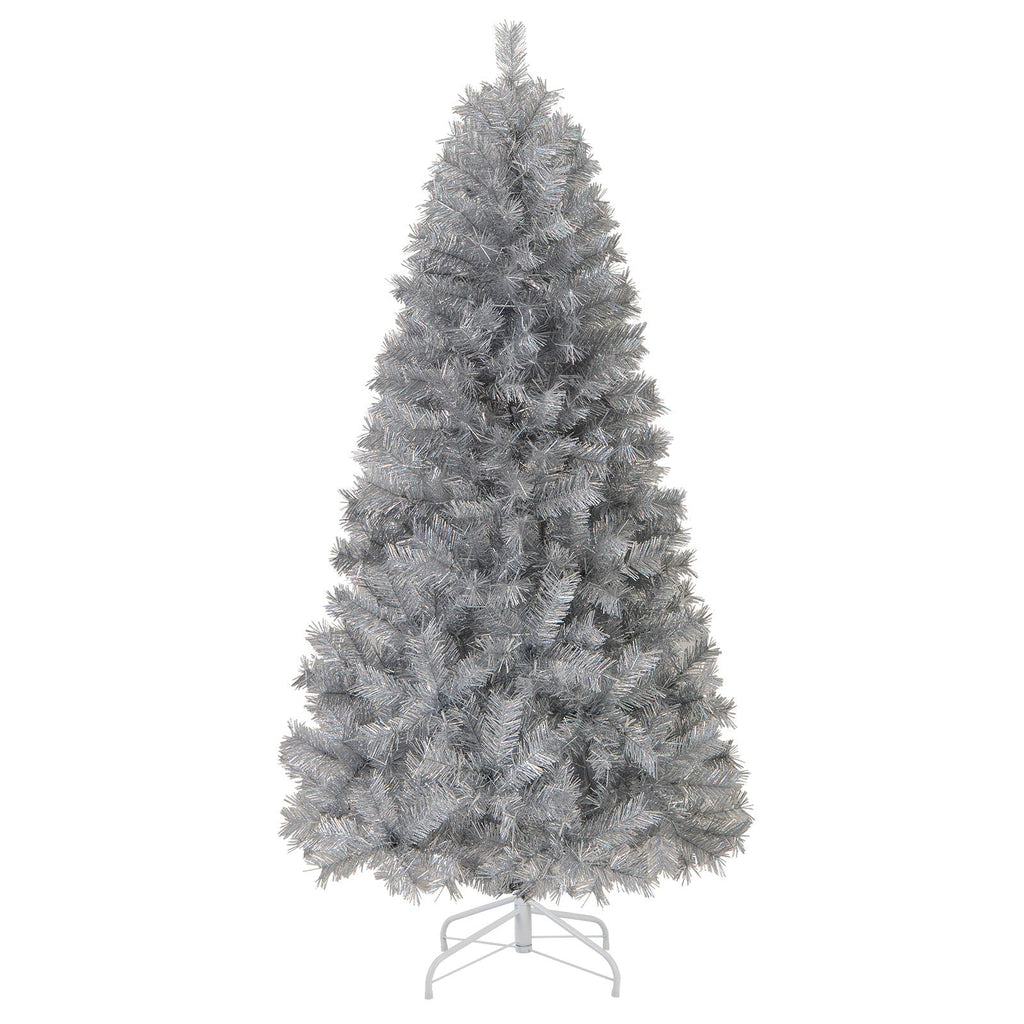 Artificial Xmas Tree with Branch Tips and Warm White LED Lights