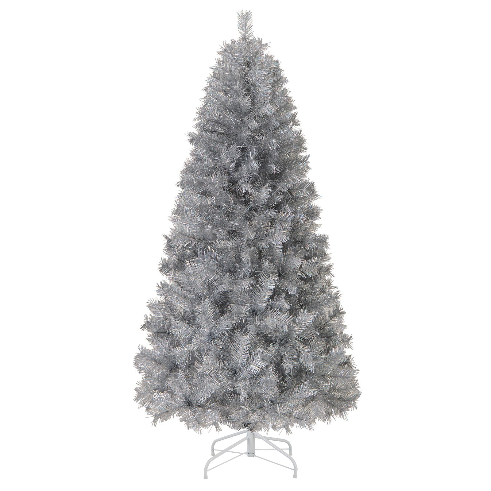 Artificial Xmas Tree with Branch Tips and Warm White LED Lights