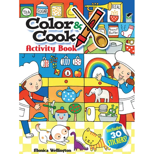 Color & Cook Activity Book - Paperback