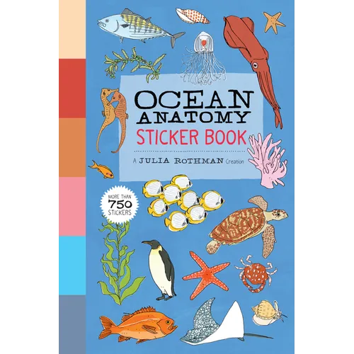 Ocean Anatomy Sticker Book: A Julia Rothman Creation; More Than 750 Stickers - Paperback