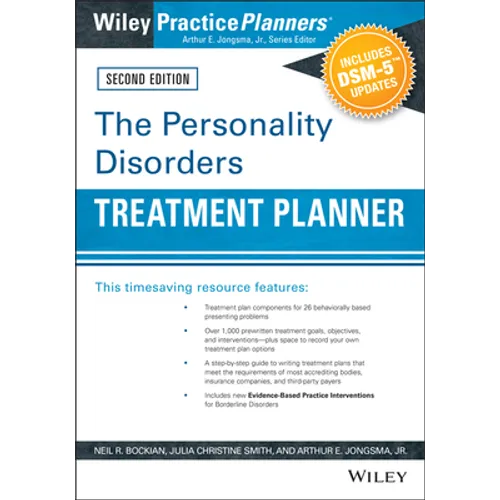 The Personality Disorders Treatment Planner: Includes Dsm-5 Updates - Paperback