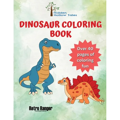 Hidden Hollow Tales Dinosaur Coloring Book - Paperback