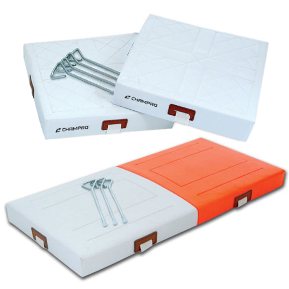 CHAMPRO BASEBALL 2 QUILTED BASES WITH DOUBLE 1ST BASE