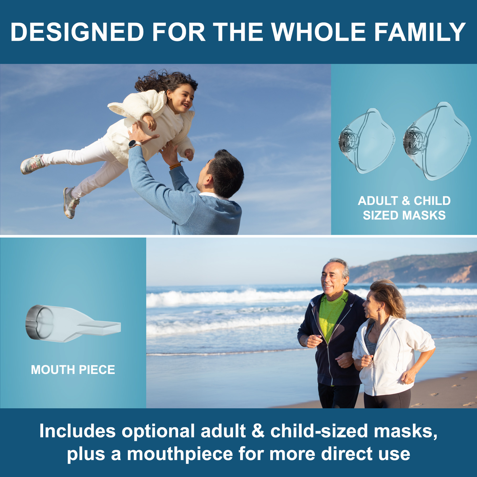 Shusher Care Portable Nebulizer – Whisper-Quiet Mesh Nebulizer for Adults & Kids, USB-C Rechargeable
