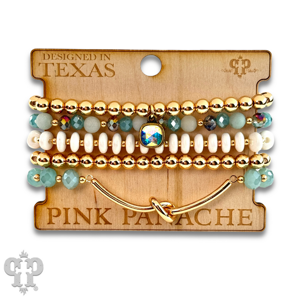 Infinity knot charm bracelet